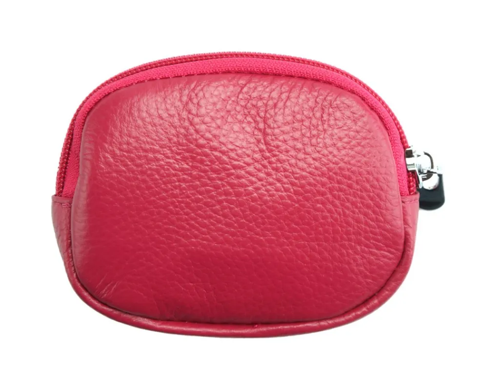 Soft leather coin purse with zip*Florence Discount