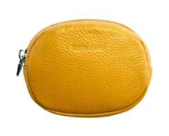 Soft leather coin purse with zip*Florence Discount