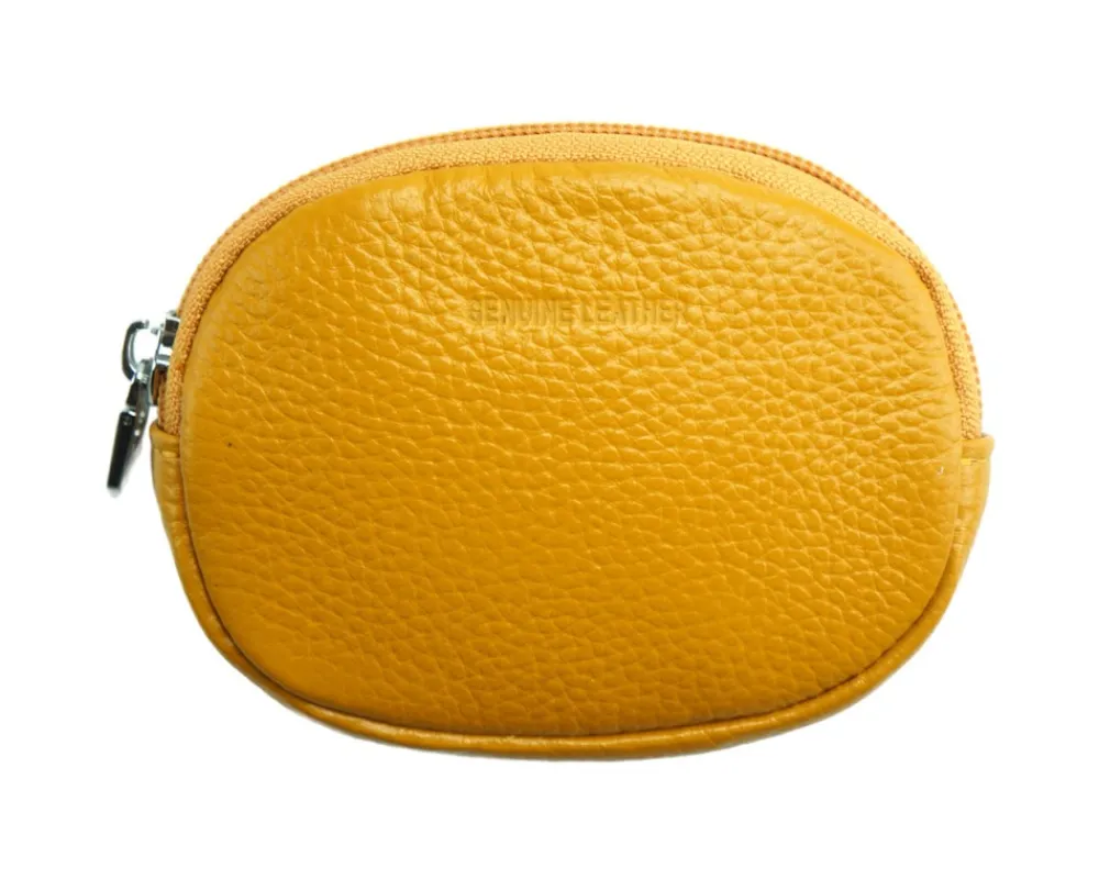 Soft leather coin purse with zip*Florence Discount