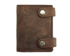 Tancredi Vertical Leather Wallet*Florence New