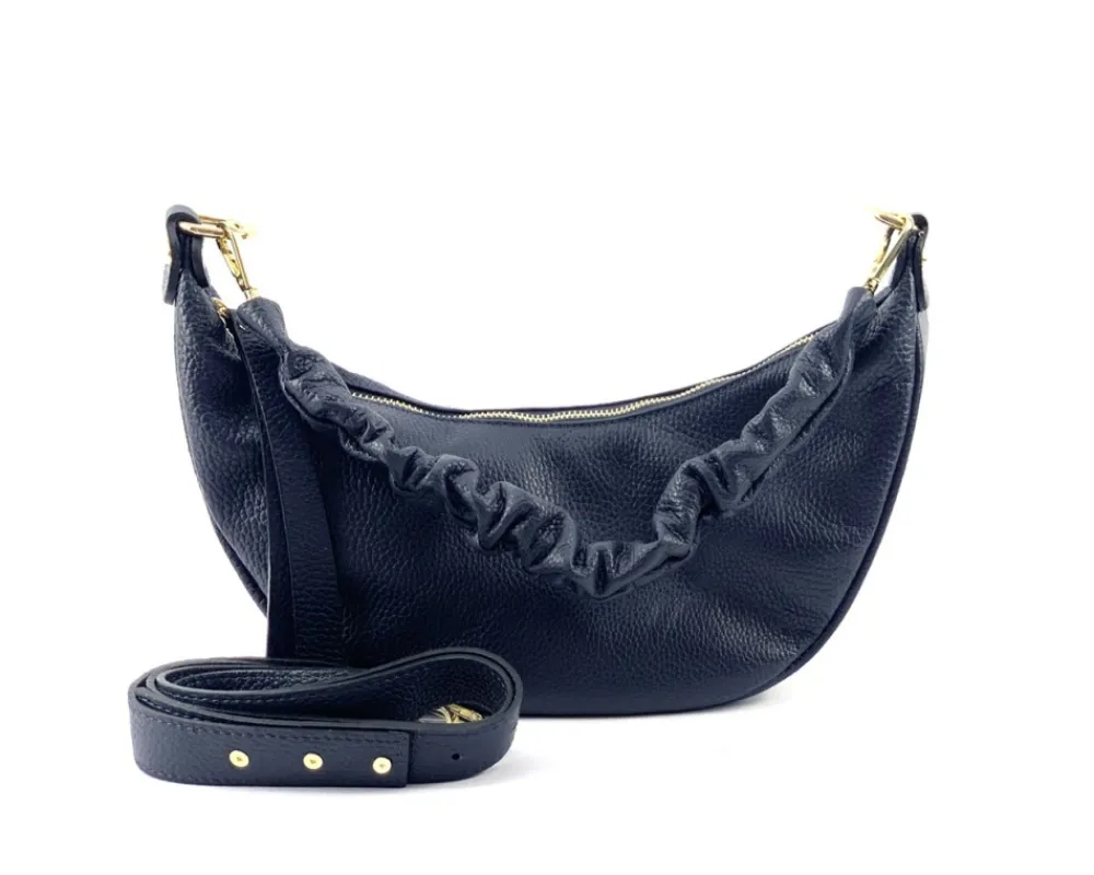 Tara Small Hobo Leather Bag*Florence New