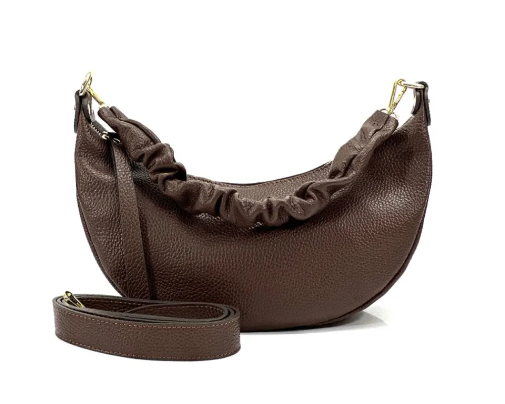 Tara Small Hobo Leather Bag*Florence New