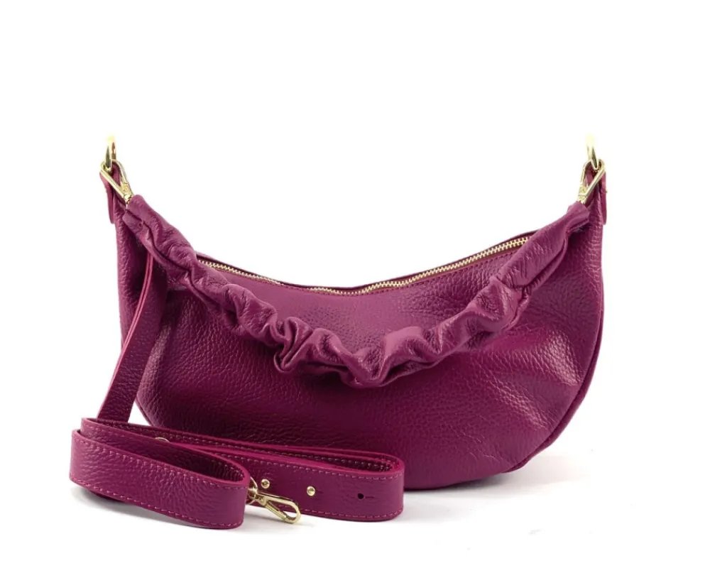 Tara Small Hobo Leather Bag*Florence New
