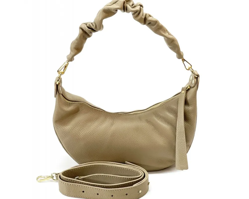Tara Small Hobo Leather Bag*Florence New
