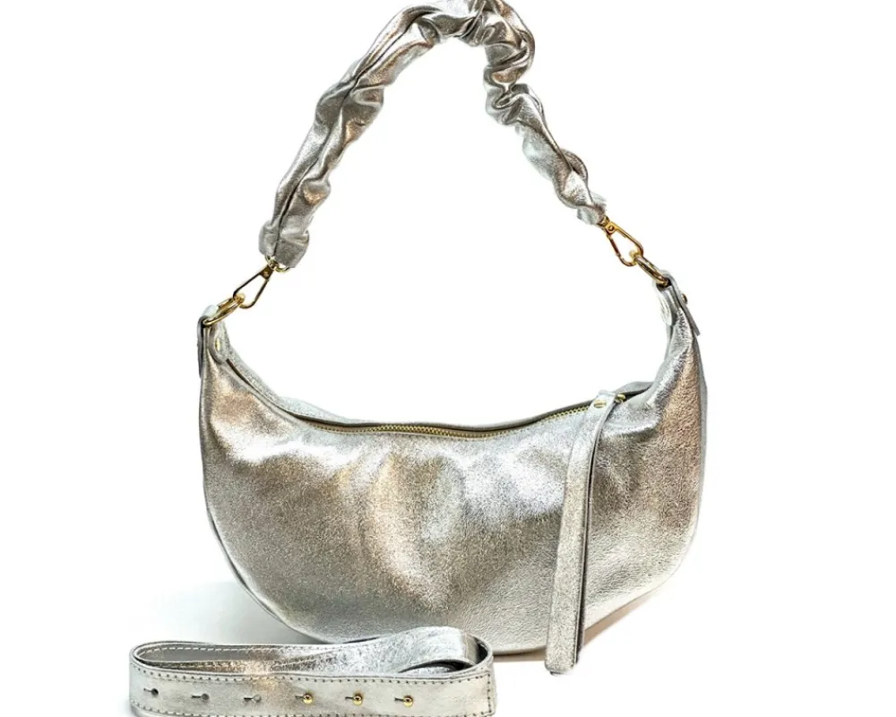 Tara Small Hobo Leather Bag*Florence New
