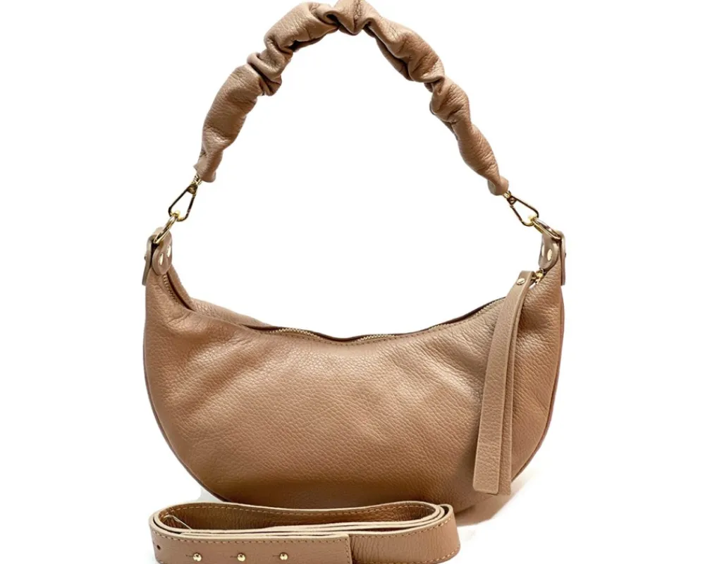 Tara Small Hobo Leather Bag*Florence New