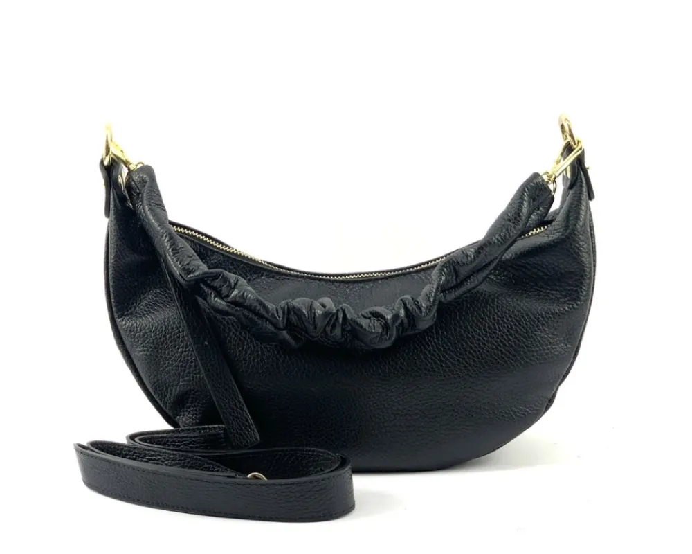 Tara Small Hobo Leather Bag*Florence New