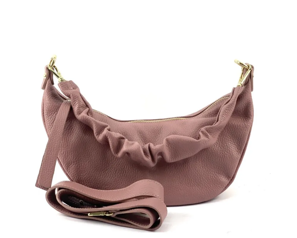 Tara Small Hobo Leather Bag*Florence New