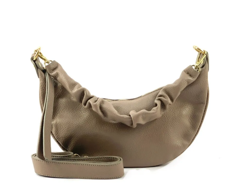 Tara Small Hobo Leather Bag*Florence New