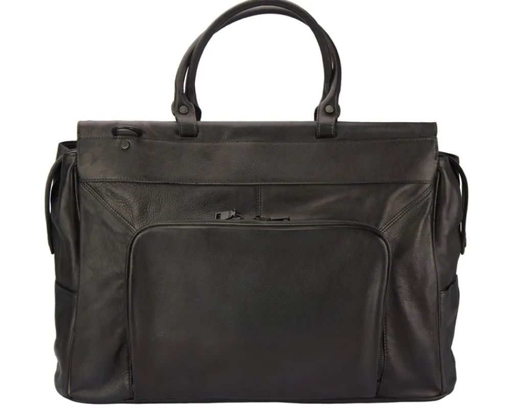 Travel bag Gennaro in vintage leather*Florence Fashion