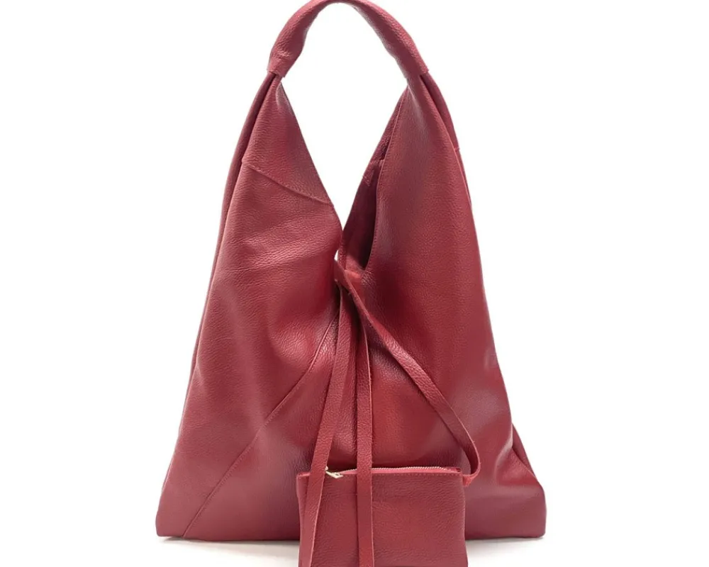 Vincenza Leather Triangle Bag*Florence Outlet