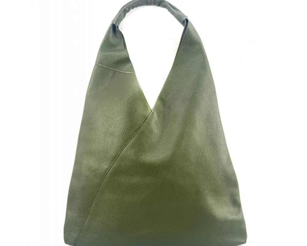 Vincenza Leather Triangle Bag*Florence Outlet