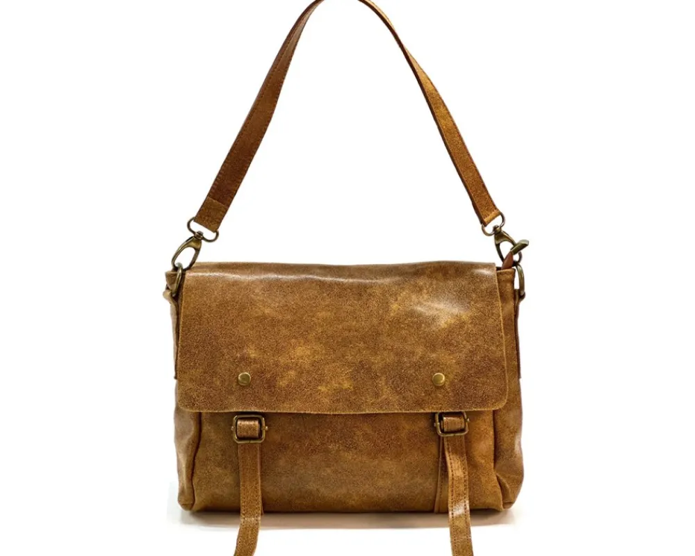 Violetta Italian Suede Messenger Bag*Florence New