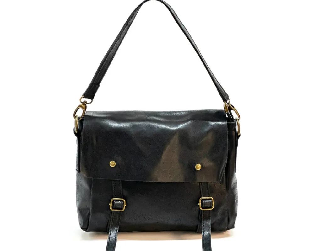 Violetta Italian Suede Messenger Bag*Florence New