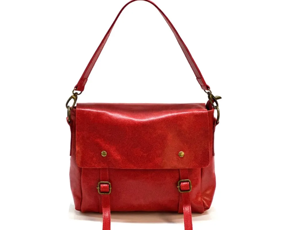 Violetta Italian Suede Messenger Bag*Florence New