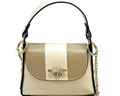 Virginia Dual-Tone Leather Handbag*Florence New