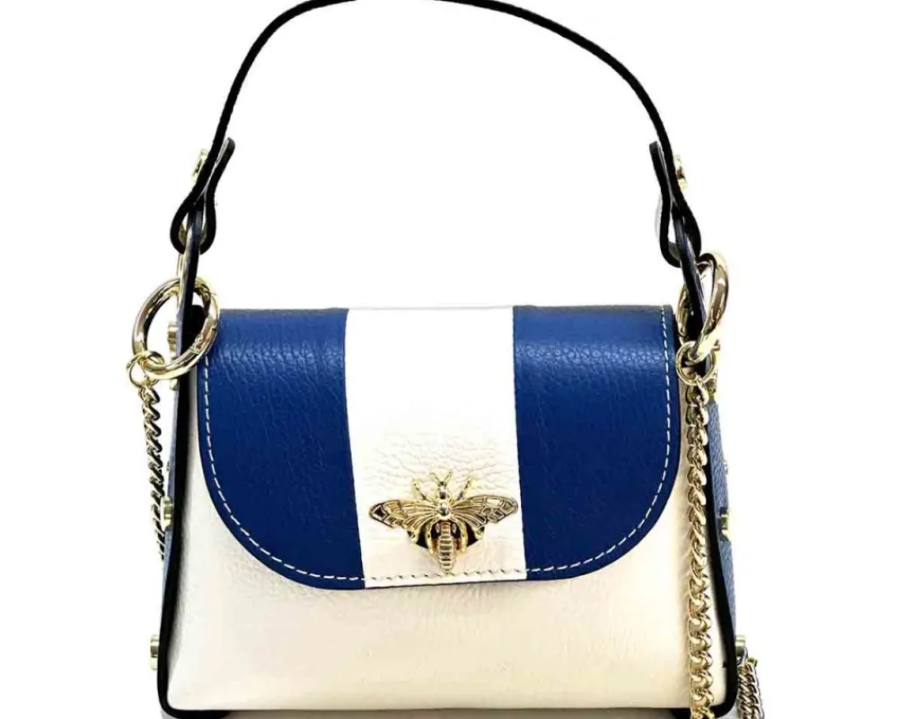 Virginia Dual-Tone Leather Handbag*Florence New
