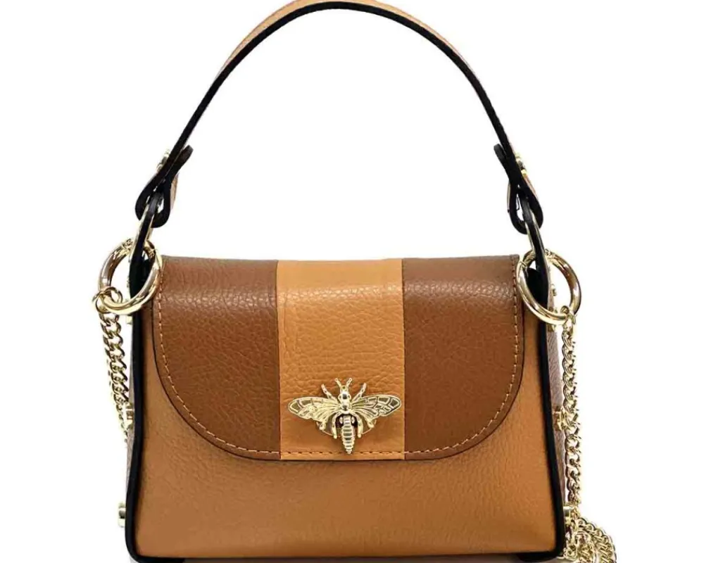 Virginia Dual-Tone Leather Handbag*Florence New