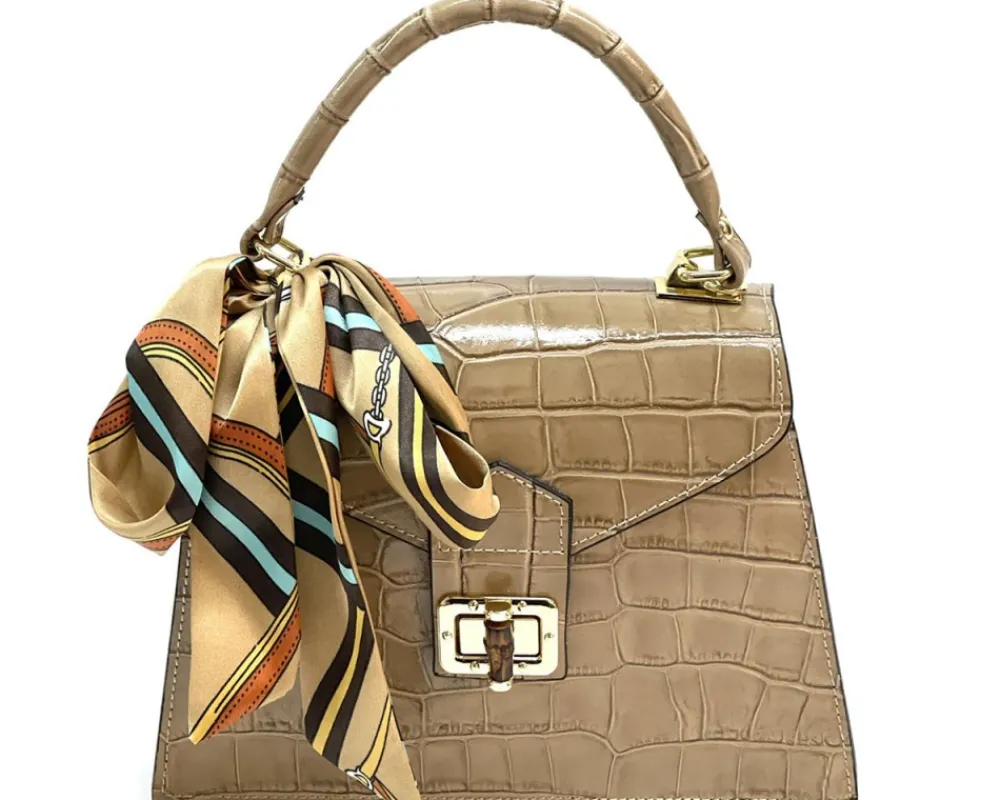 Vittoria cow leather Handbag*Florence Discount