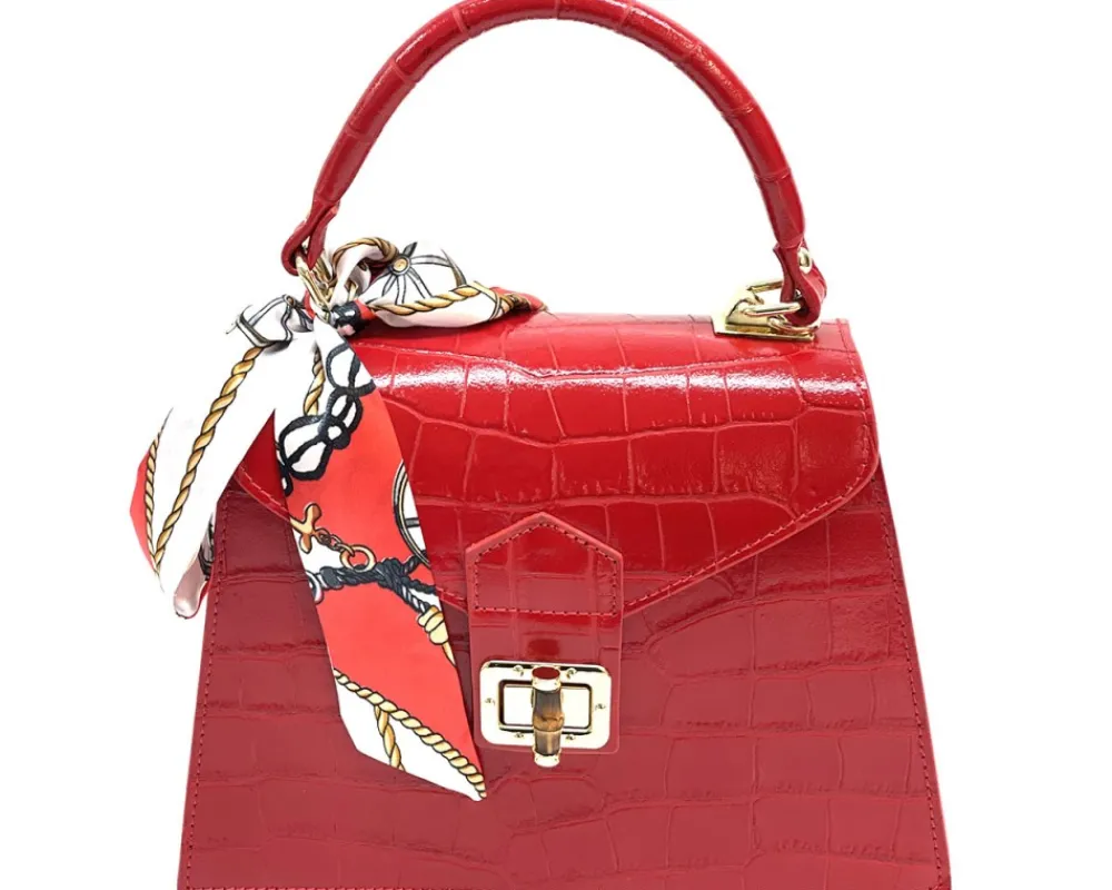Vittoria cow leather Handbag*Florence Discount