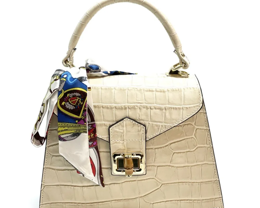 Vittoria cow leather Handbag*Florence Discount
