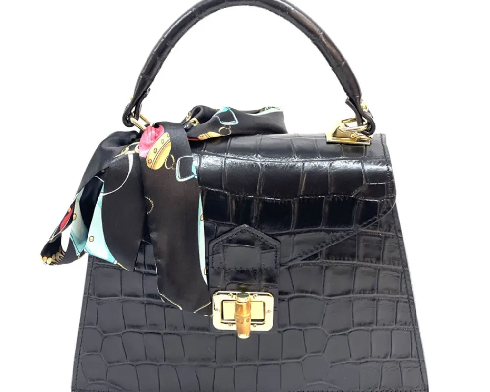 Vittoria cow leather Handbag*Florence Discount