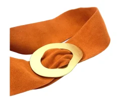 Vortice Suede Leather Belt*Florence Hot