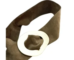Vortice Suede Leather Belt*Florence Hot
