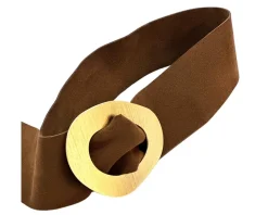 Vortice Suede Leather Belt*Florence Hot