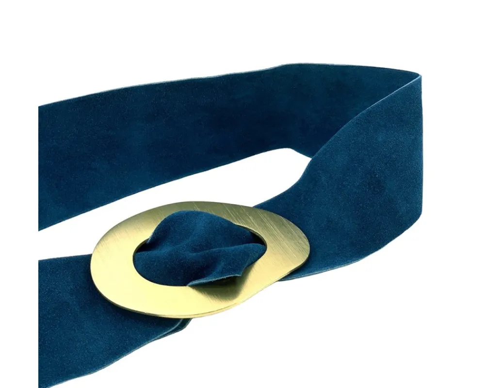 Vortice Suede Leather Belt*Florence Hot