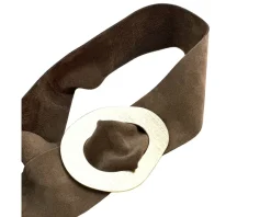 Vortice Suede Leather Belt*Florence Hot