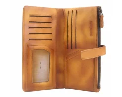 Wallet Agostino in vintage leather*Florence Clearance