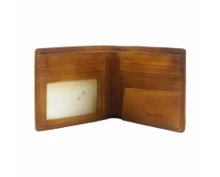 Wallet Alvaro in vintage leather*Florence Fashion