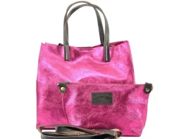 Zama cow Leather Handbag*Florence Outlet