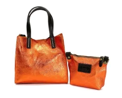 Zama cow Leather Handbag*Florence Outlet