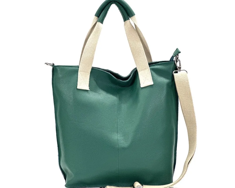 Zelina Italian Genuine Leather Tote Bag*Florence Discount