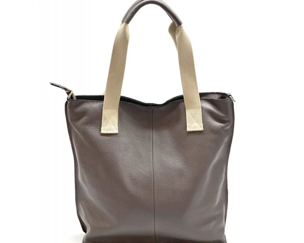 Zelina Italian Genuine Leather Tote Bag*Florence Discount