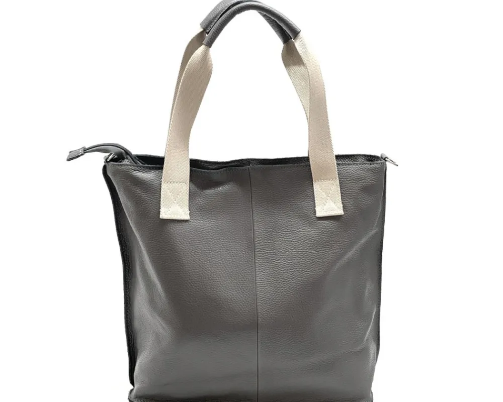 Zelina Italian Genuine Leather Tote Bag*Florence Discount