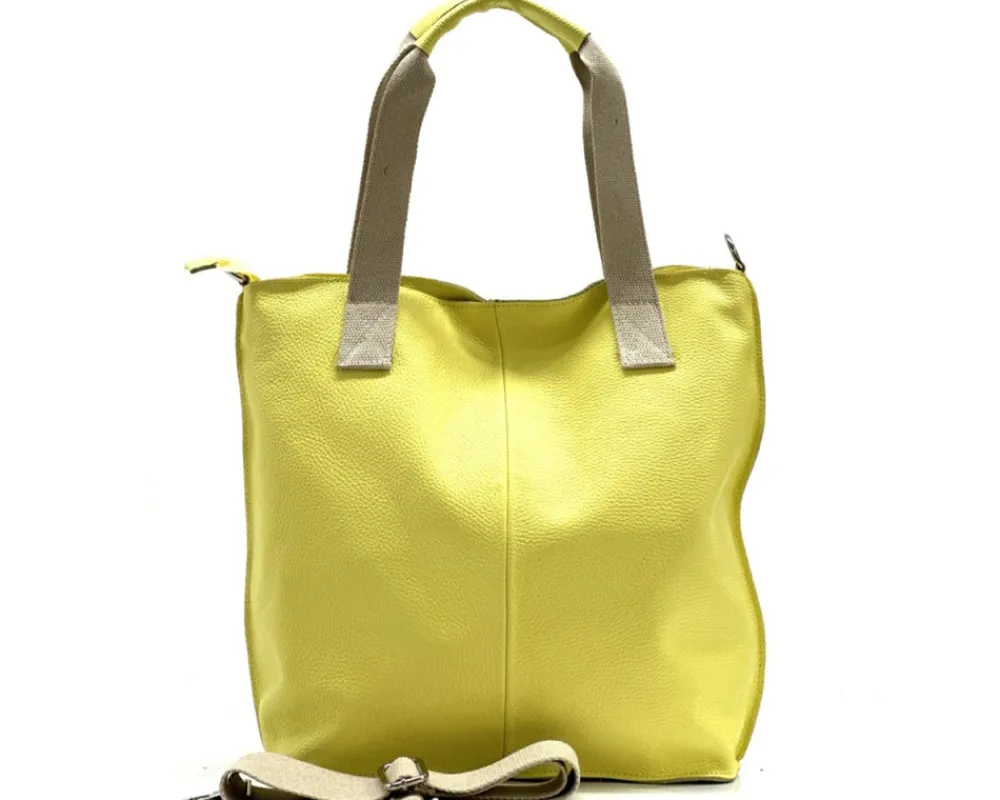 Zelina Italian Genuine Leather Tote Bag*Florence Discount