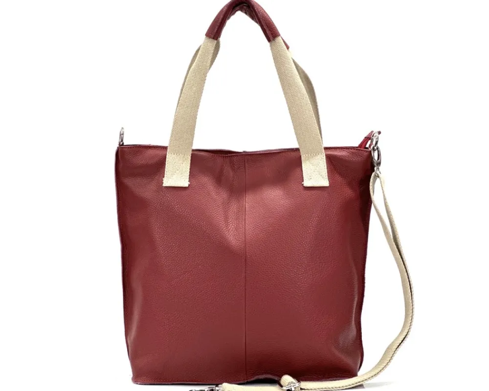 Zelina Italian Genuine Leather Tote Bag*Florence Discount