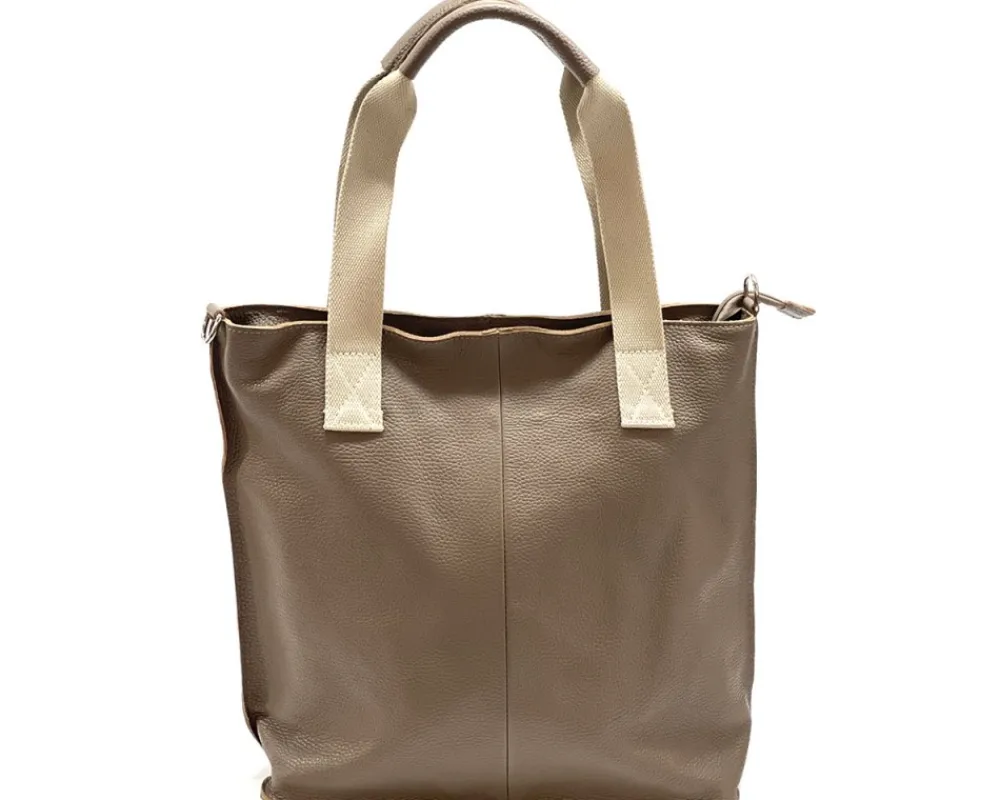 Zelina Italian Genuine Leather Tote Bag*Florence Discount