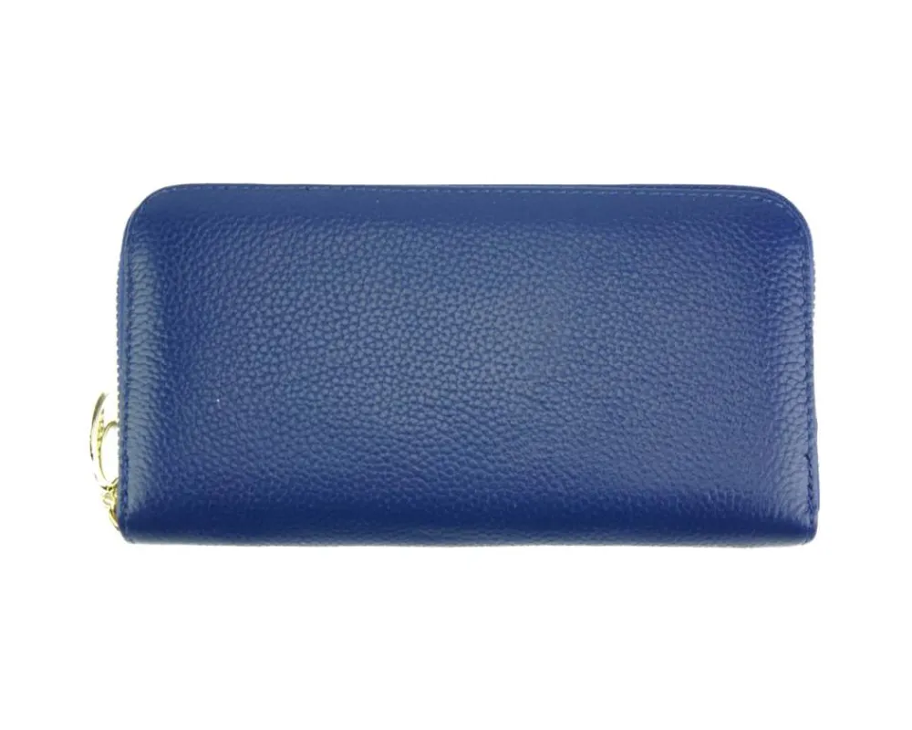 Zippy D Italian Leather Zipper Wallet*Florence New