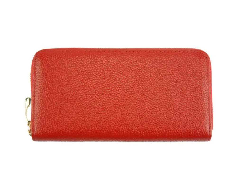Zippy D Italian Leather Zipper Wallet*Florence New