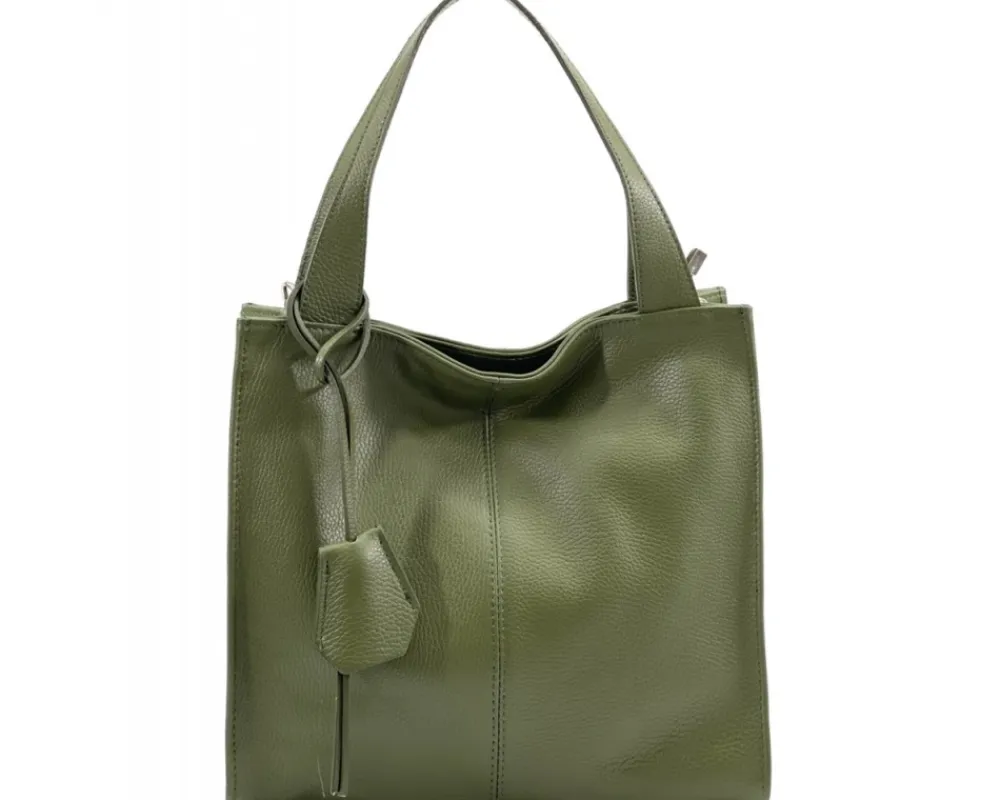 Zoe Leather Shoulder Bag*Florence Discount