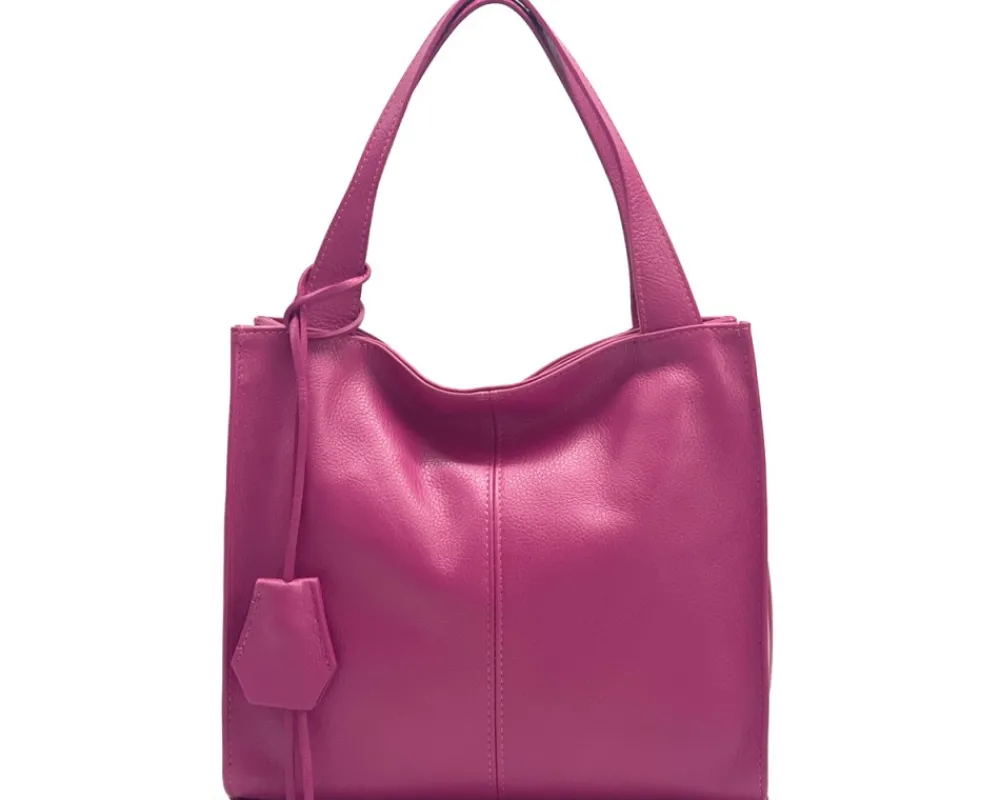 Zoe Leather Shoulder Bag*Florence Discount