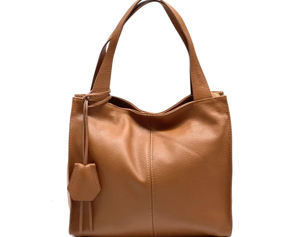 Zoe Leather Shoulder Bag*Florence Discount