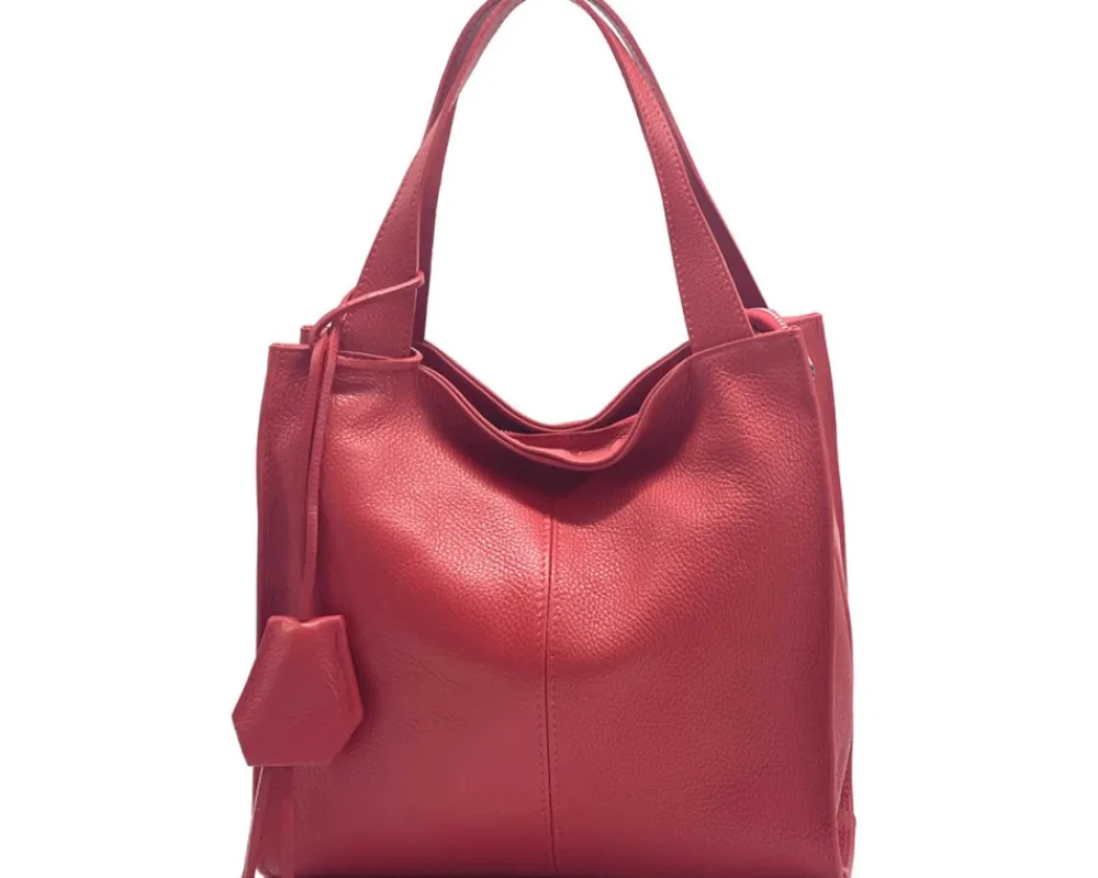 Zoe Leather Shoulder Bag*Florence Discount